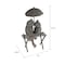 Nature Spring Frog Couple Statue Resin Romantic Animal Figurine for Outdoor Lawn and Garden Decor, Flower Beds 305339FNN - alternate 2